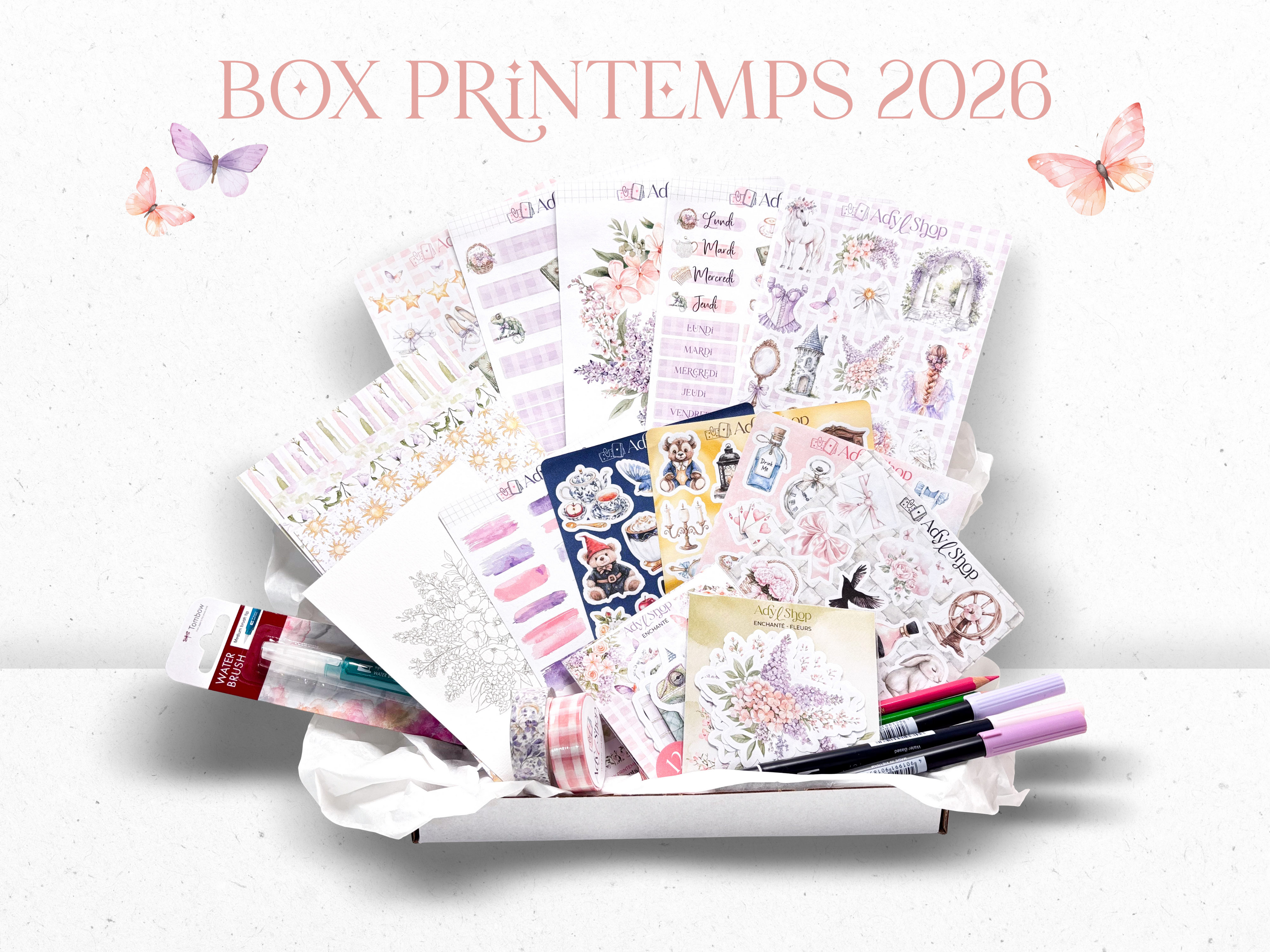 Box Papeterie Printemps 2026 – Enchanté ✨