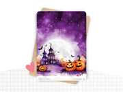 Collection de stickers "Halloween Violet" - Autocollants sur le thème de la magie, sorcellerie, Halloween, spooky - Bullet Journal / Planner