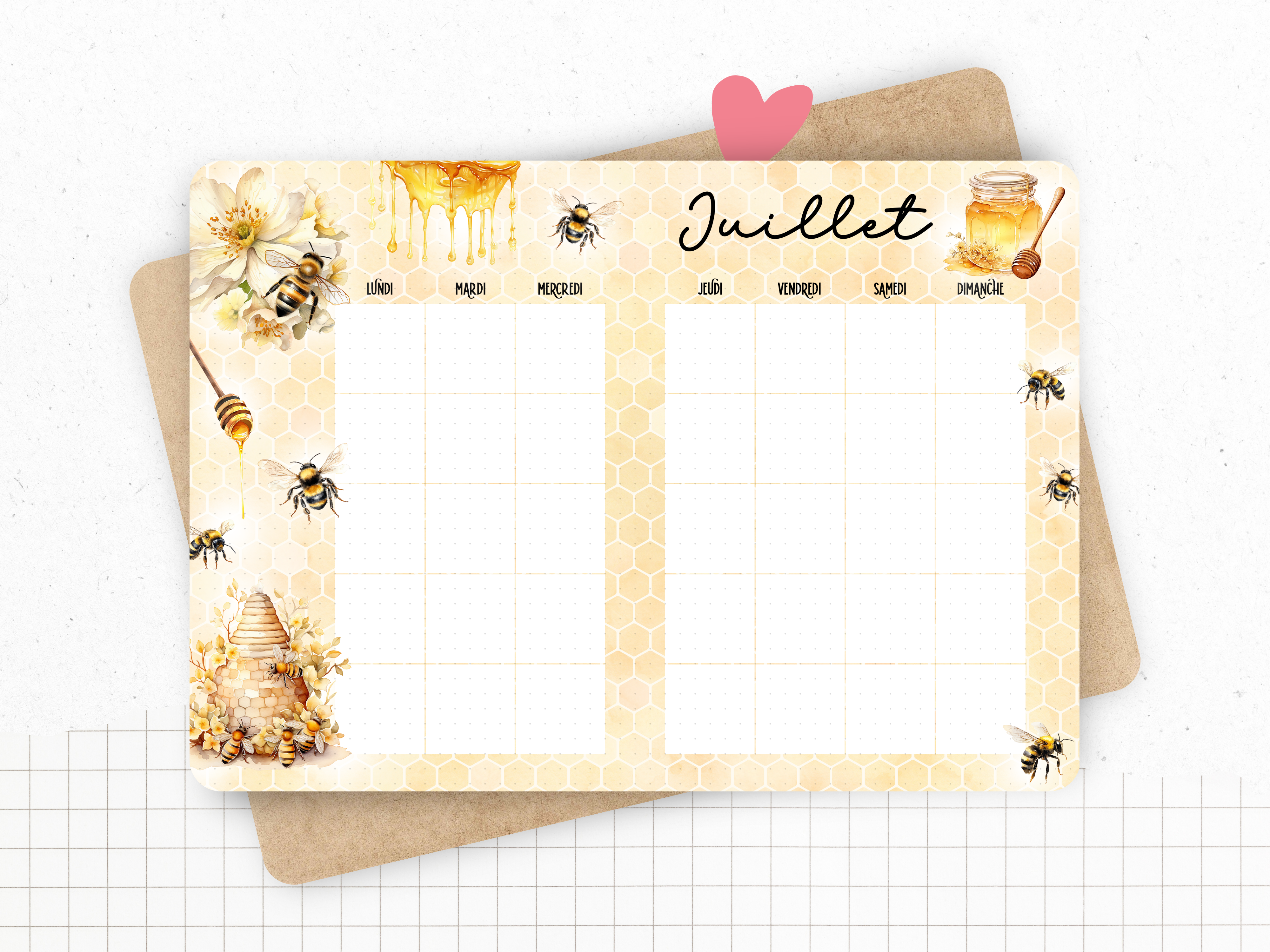 "Honey & Bees" Calendar