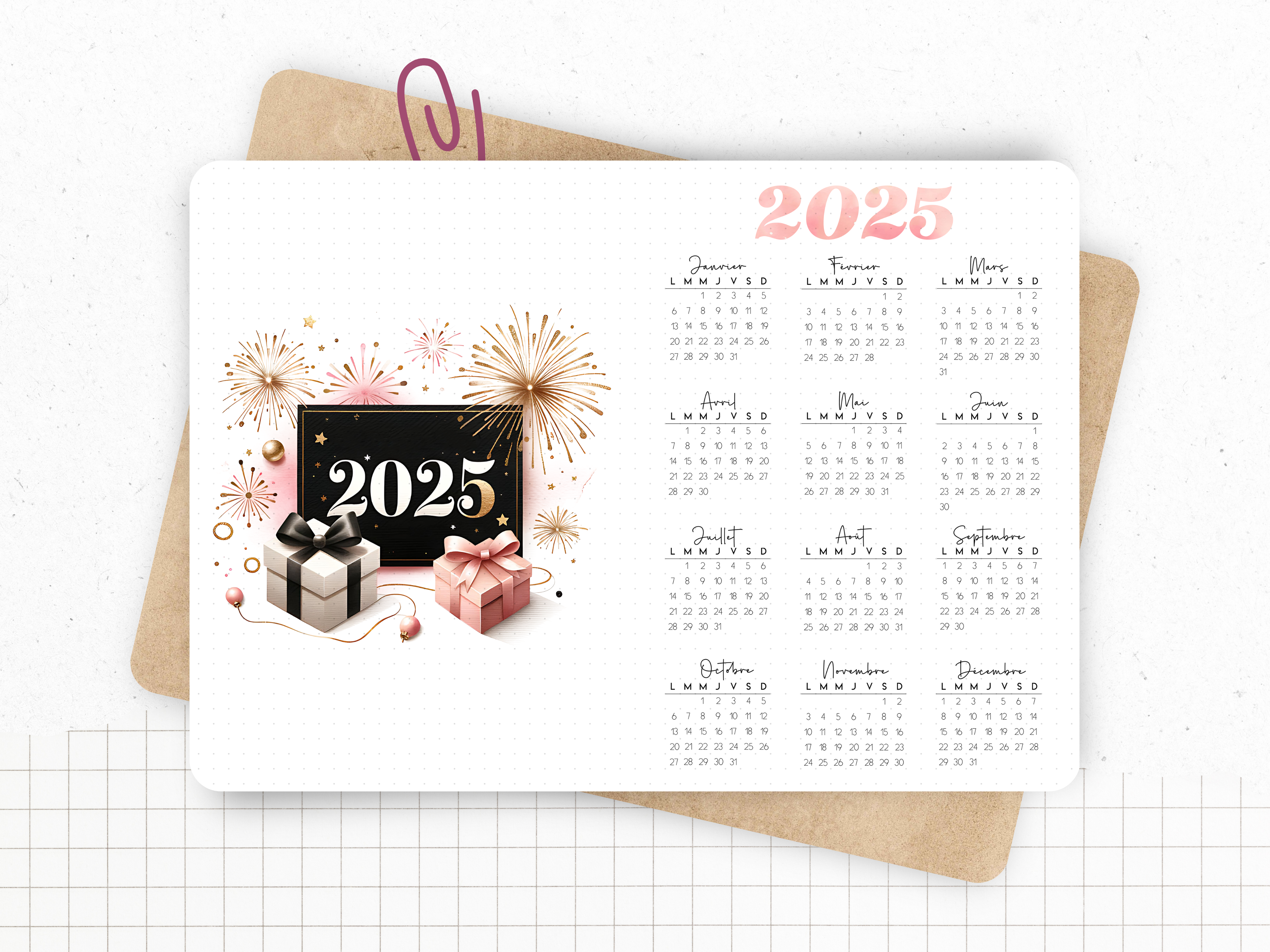 Calendrier 2025