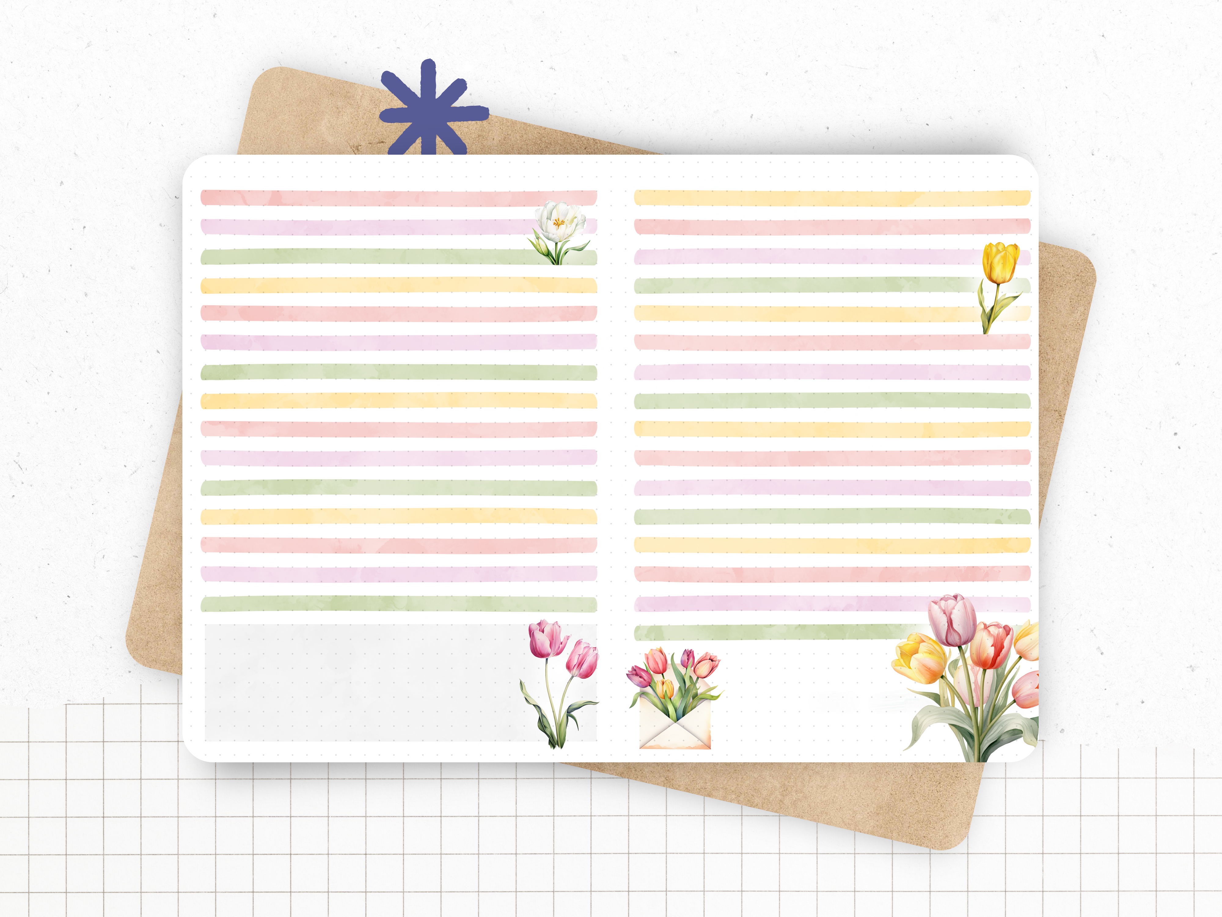 Calendrier "Jolies Tulipes"