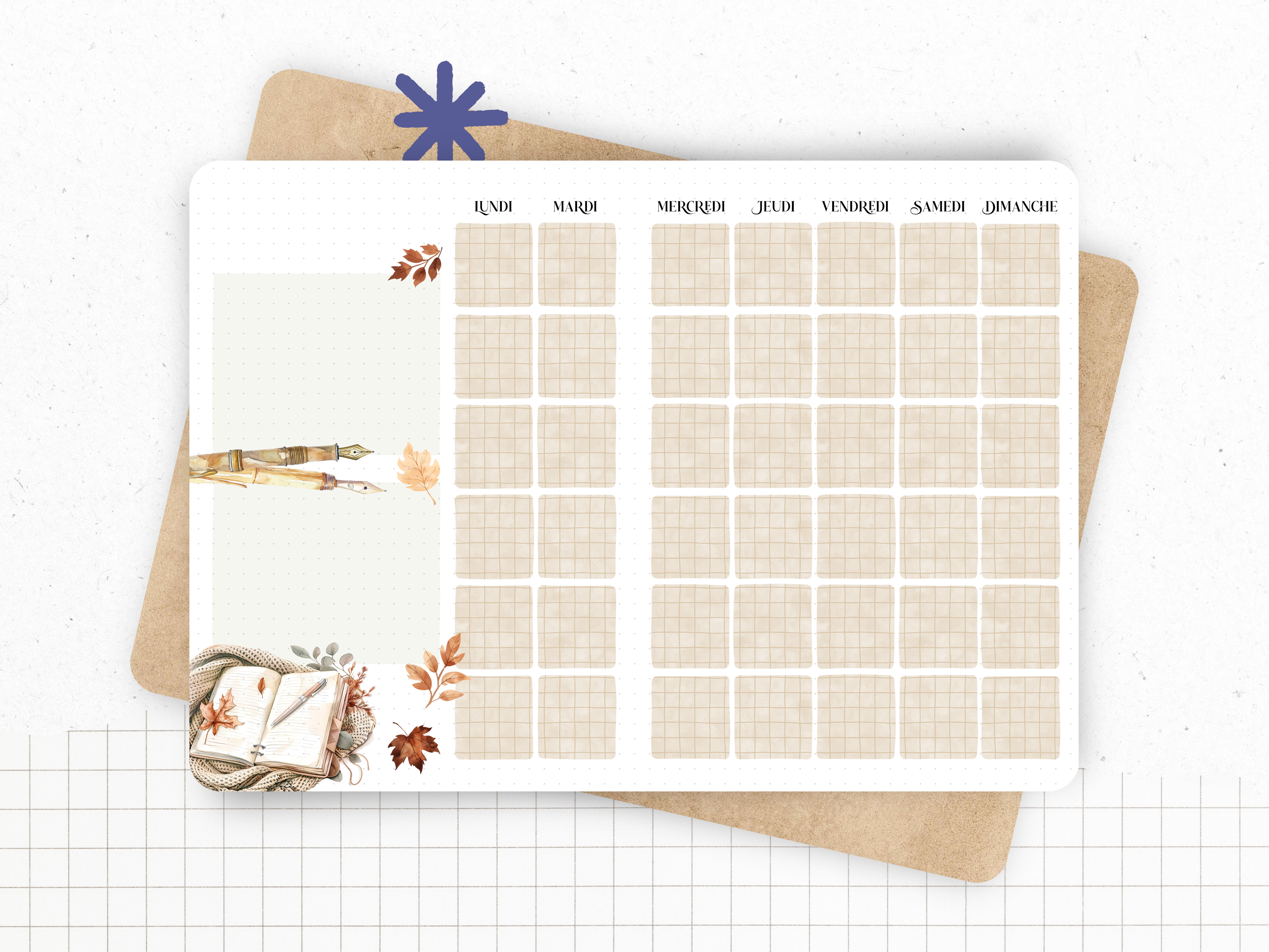 Calendrier "Planner d'Automne"