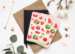 Planche Stickers "Pastèque" - Autocollants sur le thème des fruits : été, pastèque, melon, fruit, cocktail, glace - Bullet Journal / Planner