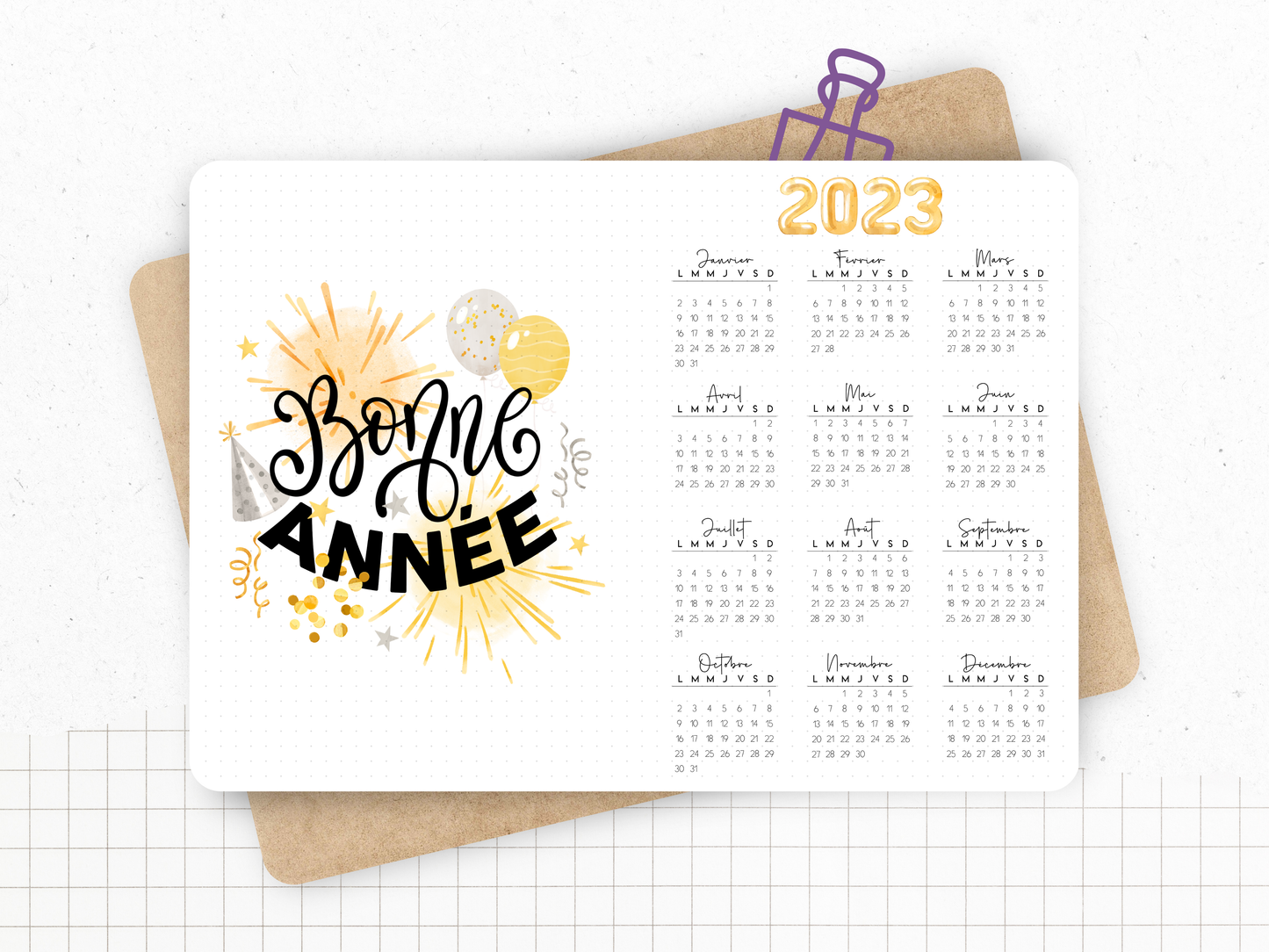 Calendrier 2023