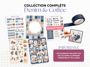 Box Automne « Denim & Coffee » - Box de papeterie créative en édition limitée
