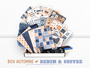 Box Automne « Denim & Coffee » - Box de papeterie créative en édition limitée