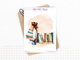 Planches de Stickers "Book Lover" - Autocollants sur le thème des livres et de la lecture - Page de couverture - Bullet Journal / Planner