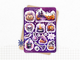 Sticker sheets - "Purple Halloween" - Watercolor illustrations : magic, witchcraft, Halloween - Bullet Journal / Planner sticker sheet