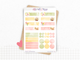 Planches de stickers "Nuances de Printemps" - Autocollants sur un thème du printemps : fleurs, beau temps - Headers - Bullet Journal