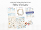 Collection de stickers "Brise Océane" - Autocollants sur le thème de l'été : vacances, plages, océan - Bullet Journal