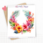 Planches de stickers "Sous le Soleil des Tropiques" - Autocollants sur le thème de l'été : fleurs tropicales, vacances - Page de couverture- Bullet Journal