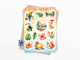 Planches de stickers "Sous le Soleil des Tropiques" - Autocollants sur le thème de l'été : fleurs tropicales, vacances - Bullet Journal