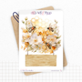 Sticker sheets - "Honey & Bees" - Watercolor illustrations: honey, bees, hive - Cover page - Bullet Journal / Planner stickers