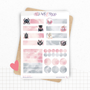 Sticker sheets - "Abracada-boo!" - Watercolor illustrations - Halloween - Headers - Bullet Journal / Planner stickers