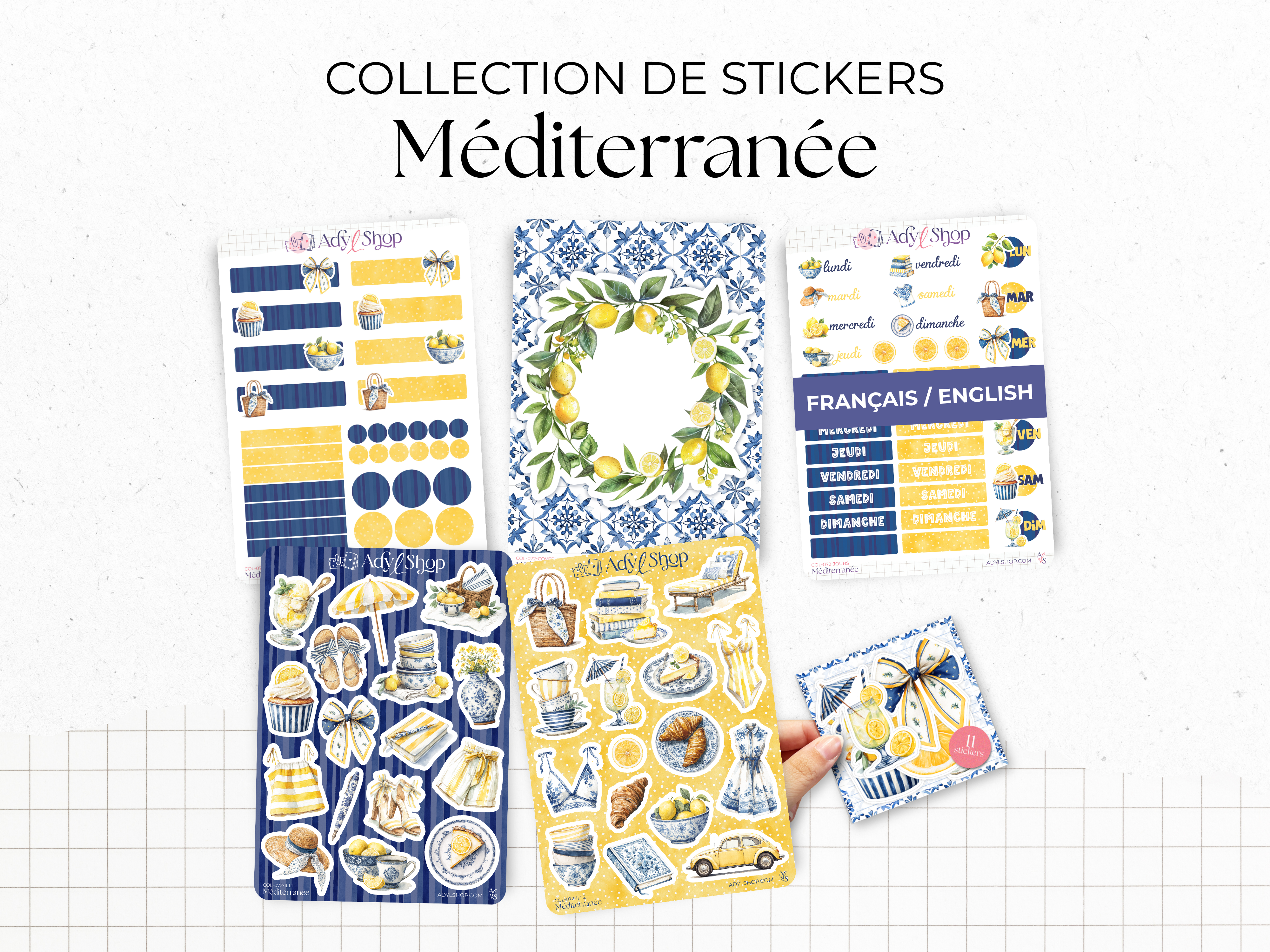 Sticker sheets - "Spring Whispers" - Spring stickers for your Bullet Journal & Planner