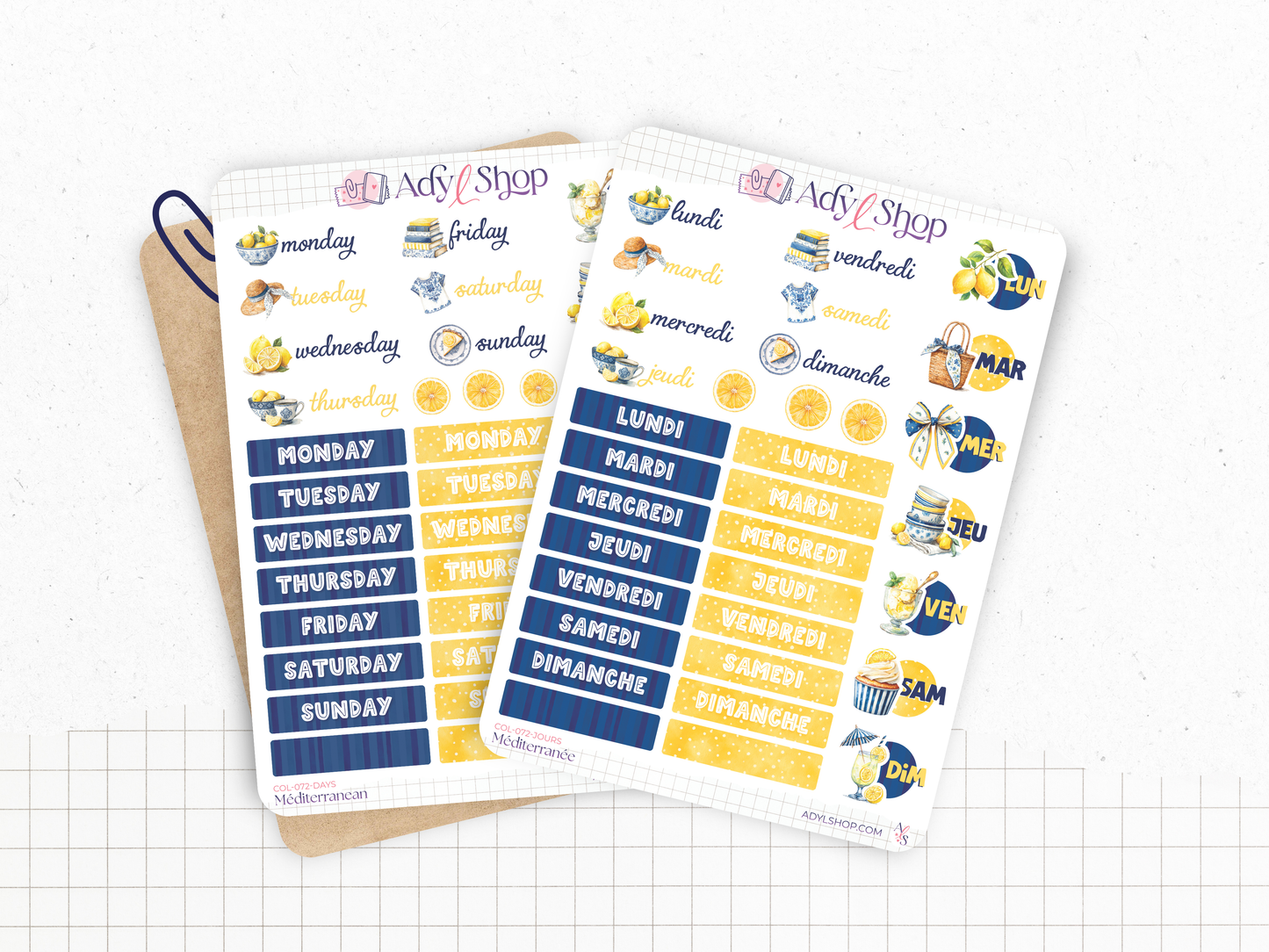 Sticker sheets - "Spring Whispers" - Spring stickers for your Bullet Journal & Planner