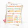 Sticker sheets - "Dreamy Coast" - Summer stickers for your Bullet Journal & Planner