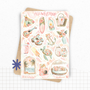 Sticker sheets - "Dreamy Coast" - Summer stickers for your Bullet Journal & Planner