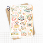 Sticker sheets - "Dreamy Coast" - Summer stickers for your Bullet Journal & Planner