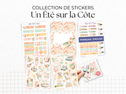 Sticker pack - "Dreamy Coast" - Summer stickers for your Bullet Journal & Planner