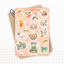 Planches de stickers "Oh My Peach !" - Autocollants sur le thème de l'été, des pêches, des fruits - Bullet Journal, journaling
