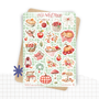 Sticker sheets - "Fallen Apples" - Fall stickers for your Bullet Journal & Planner