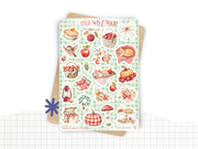 Sticker sheets - "Fallen Apples" - Fall stickers for your Bullet Journal & Planner