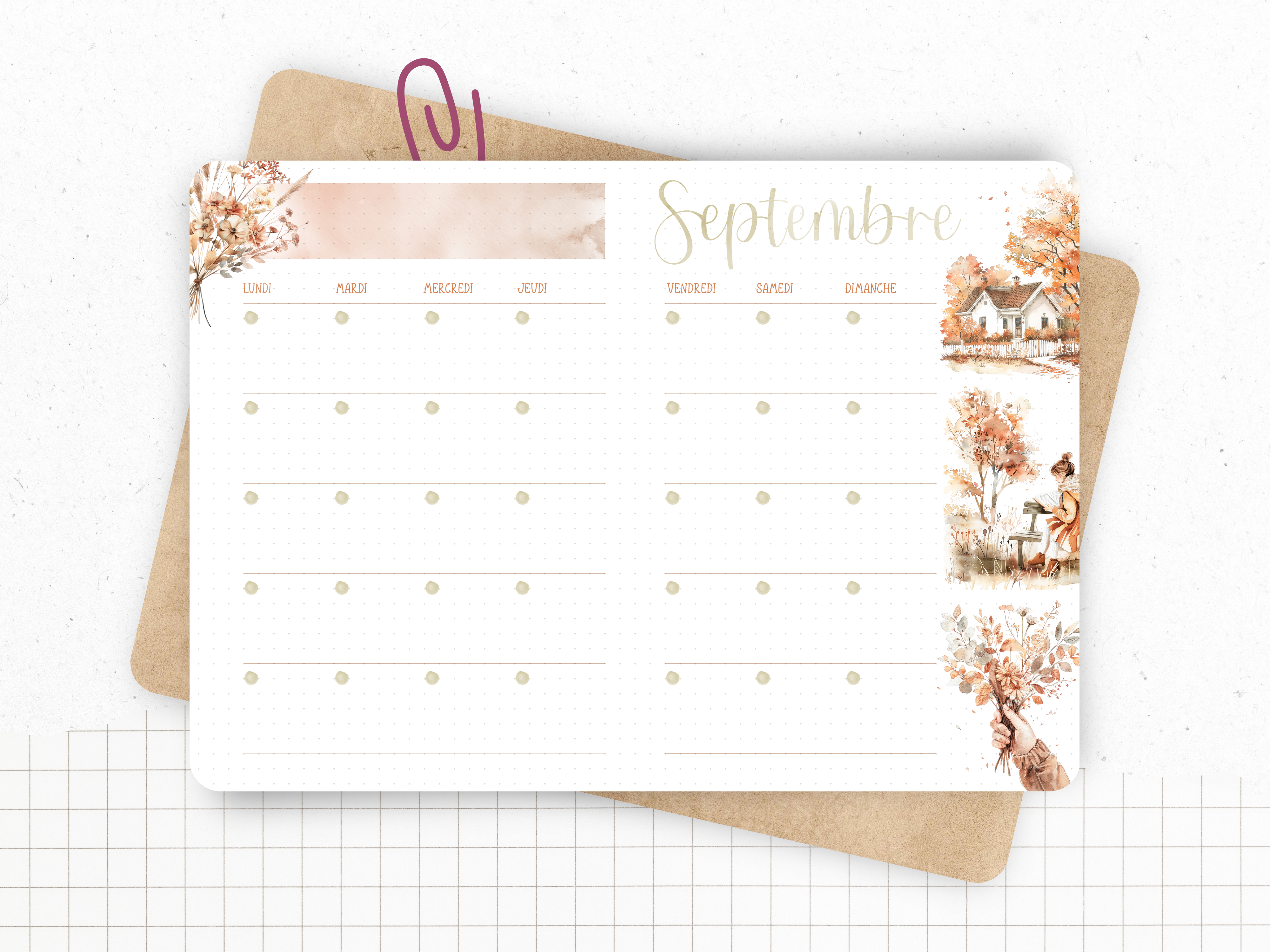 Calendrier "Un Automne à la Campagne"