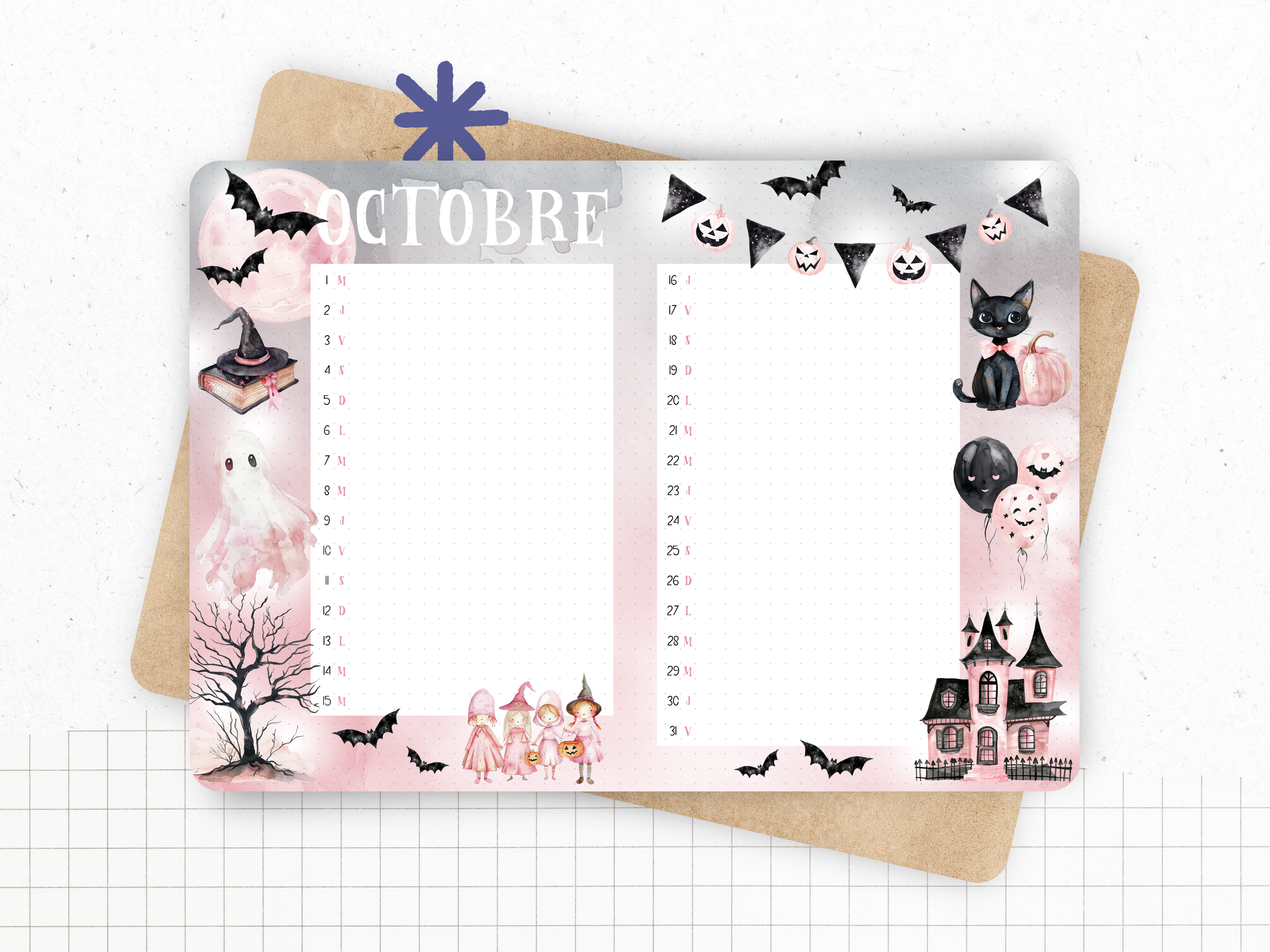 Calendrier "Abracada-boo!"