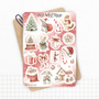 Planche de stickers "Histoires de Noël" - Illustrations sur le thème de Noël, des contes et des histoires magiques - Bullet Journal & Planner - Journaling