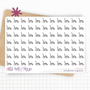 Mini icon stickers - Lawnmower - Planner stickers - Minimal, functional stickers - Bullet Journal - Sticker sheet
