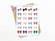 Sticker sheet - "Bows" - Journaling stickers