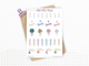 Planche de stickers "Trombones" - Autocollants pour le journaling