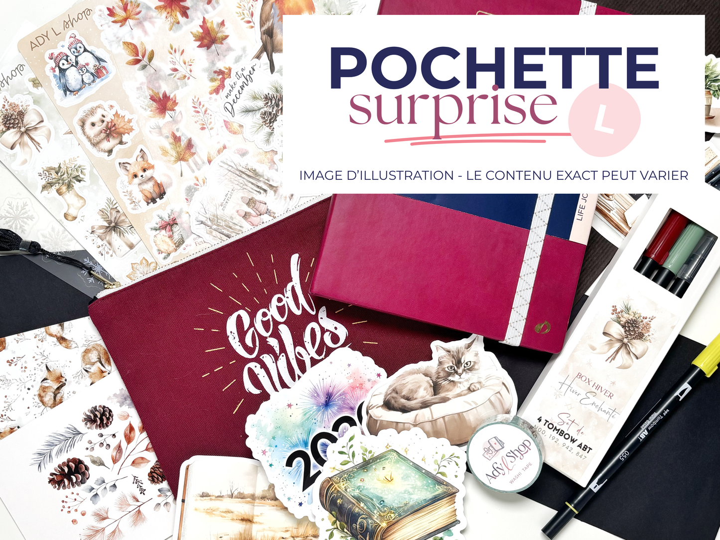 Pochettes Surprises – Édition Spéciale Black Friday - 3 tailles différentes, édition limitée