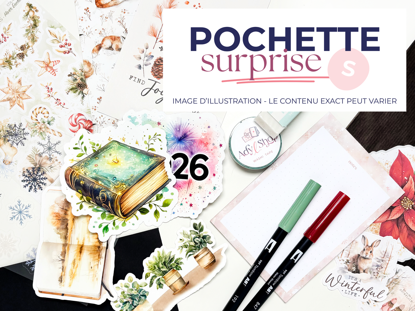 Pochettes Surprises – Édition Spéciale Black Friday - 3 tailles différentes, édition limitée