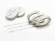 Washi tape "Dates et Jours" - Rouleau de papier adhésif dates et jours (8mm x 10m)