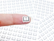 Planche de stickers mini icônes "livre" - Lecture, livres, bouquins - Mini icon - Planner stickers - Minimal stickers - Bullet Journal