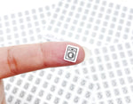 Planche de stickers mini icônes "machine à laver" - lessive, ménage, lave-linge - Mini icon - Planner stickers - Minimal - Bullet Journal