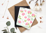 Sticker sheet - "Peonies" - Watercolor doodles : flowers, foliage, spring, floral compositions - Bullet Journal / Planner sticker sheet