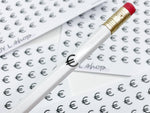 Planche de stickers mini icônes "euro" - Argent, paie, dépenses, compte en banque - Mini icon - Planner stickers - Minimal - Bullet Journal