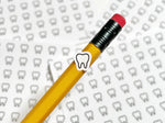 Planche de stickers mini icônes "Dent" - Rendez-vous médical, dentiste - 77 stickers - Planner stickers - Minimal - Bullet Journal